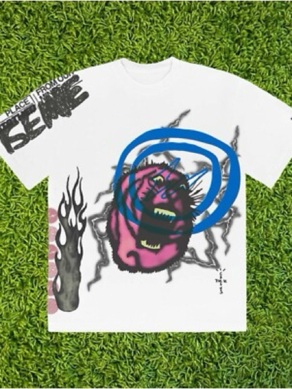 Cactus jack fragment sunrise tee